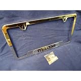 Genuine Mazda Polished Stainless Steel Metal License Plate Frame by Mazda