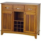 Home Styles Furniture Wood Top Cottage Oak Buffet