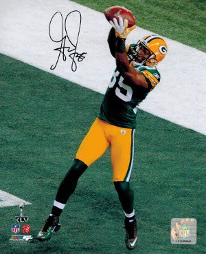 Greg Jennings signed Green Bay Packers 8x10 Photo (SB XLV)