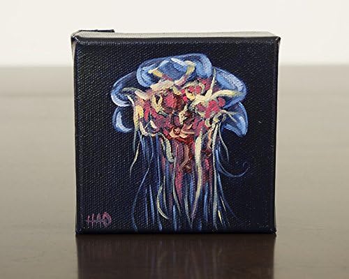 Original Jellyfish Oil Painting on Canvas by Heather Ann Orlando