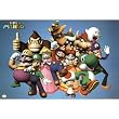 Nintendo (Super Mario Group) Video Game Poster Print - 36x24
