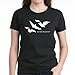 CafePress Divergent Tris Birds Tattoo T-Shirt Women's Dark T-Shirt