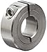 Climax Metals 1C-050-S T303 Stainless Steel One-Piece Clamping Collar, 1/2