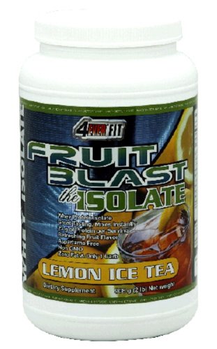 4Ever Fit  Whey Protein Isolate, Fruit Blast the Isolate, Lemon Iced Tea , 2-Pound Package