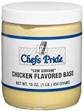 Chef's Pride Chicken Flavored Base, Low Sodium, 16-Ounce Tubs (Pack of 12)