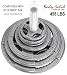 Body Solid 455 lb. Steel Quad Grip Olympic Plate Weight OST455