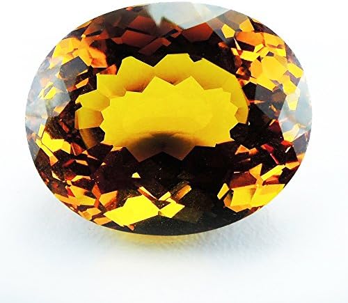 17.85 ct.AWESOME YELLOW GOLD CITRINE OVAL GEM LAB