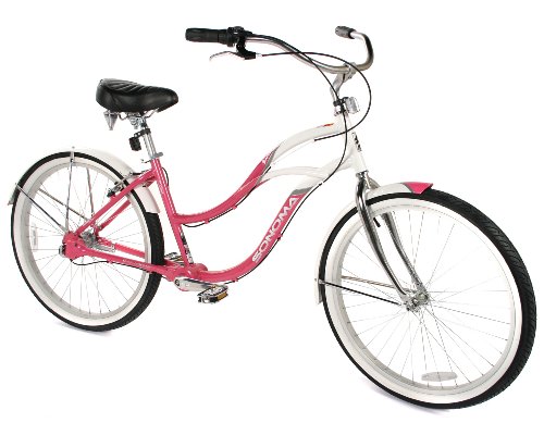Sonoma Women's Chainless Drive Evolution Sunset Beach Cruiser Bike