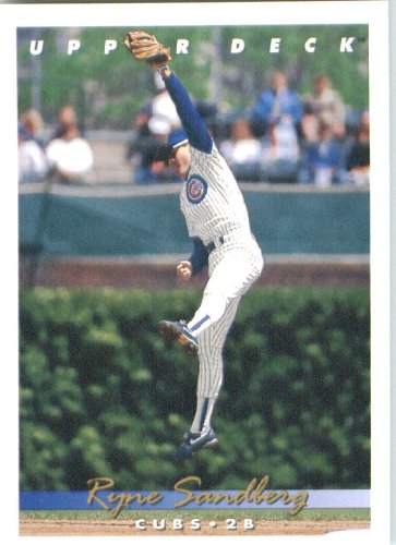1993 Upper Deck # 175 Ryne Sandberg Chicago Cubs Baseball Card