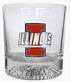 Illinois Fighting Illini Rocks Glass (Set of 4)