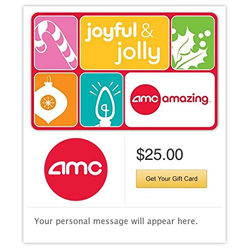 AMC Theatres Joyful and Jolly Gift Cards – E-mail Delivery