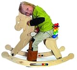 Eigenschaften Hess-Holzspielzeug 31162 / Hess Schaukelpferd natur/bunt 31162