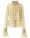 Ruffled lace blouse