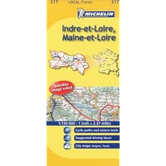Indre-et-Loire, Maine-et-Loire (Michelin Local Maps)