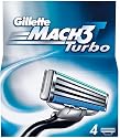 Gillette MACH3 Turbo Systemklingen 4er