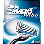 Gillette Mach3 Turbo Cartridges - 4 pack