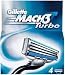 Gillette Mach3 Turbo Cartridges - 4 pack