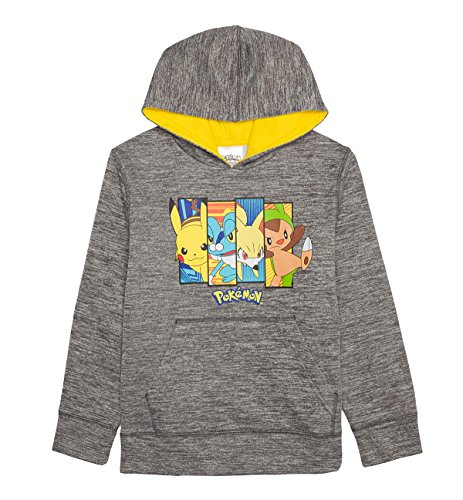 Pokemon Boys Character Poly Fleece Hooded Sweatshirt