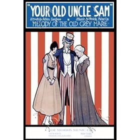Canvas Print, Your Old Uncle Sam - Melody of the Old Grey Mare - 12 x 18