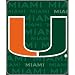 Miami Hurricanes NCAA Light Weight Fleece Blanket (031 Series) (50