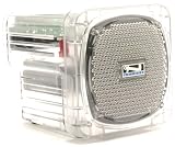 Anchor Audio AN Mini Speaker Monitor Indoor/Outdoor System works with iPodMP3CD Player, Red