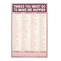 Things You Must Do To Make Me Happier Message Pad