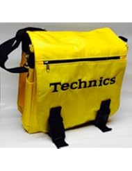 Musical Instruments: Technics DJ Record Shoulder LP Bag - Yellow - Technics