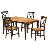 Camden 5-pc. Dining Set- Chestnut/ Honey