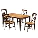 Camden 5-pc. Dining Set - Chestnut/ Honey