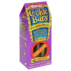 Nana's Chocolate Chippy Cookie Bars, 5-Count Bars (Pack of 8)