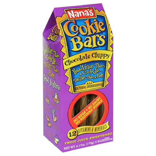 Nana's Chocolate Chippy Cookie Bars, 5-Count Packs  (Pack of 8)