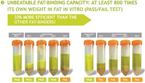 Proactol XS Appetite Suppressant and Clinically Proven Fat Binder - 360 Capsules