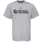 adidas Colorado Buffaloes Ash Gut Check Football Practice T-shirt at adidas