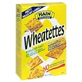 Hain Pure Foods Wheatettes Cracker, 6-Ounce Boxes (Pack of 12)
