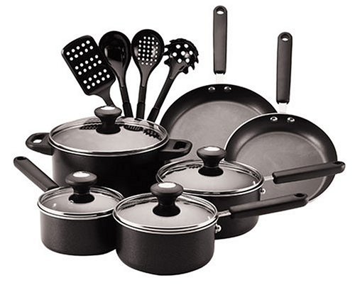 Farberware Clear Benefits 14-Piece Cookware Set - Black product image