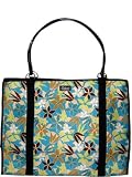 Santa Monica Beach Large Carry-All - Hawaiian Tossed Floral Blue