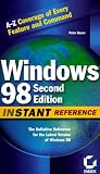 Windows 98 Instant Reference (Sybex Instant Reference Series),
P Dyson