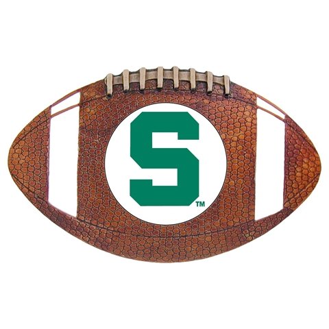 Michigan State Spartans Pewter Logo Belt Buckle