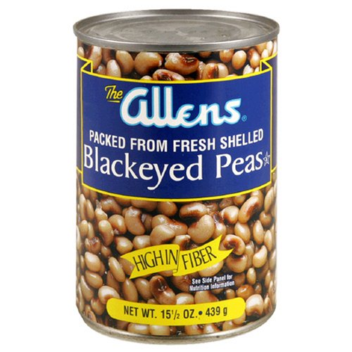Allen's Fresh Shell Blackeyed Peas, 15.5-Ounce Cans (Pack of 12) by Black Eyed Peas