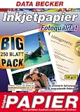 Produkt-Bild: Data Becker Original-Papier : Inkjetpapier Fotoqualit&auml;t Big Pack