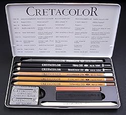 Cretacolor Artino Basic Sketching Tin Set