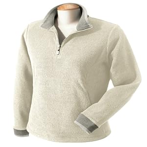 Buy Devon and Jones Blue - Ladies' Berkshire Boucle Quarter-Zip (D480W) by Devon & Jones