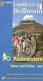 Landkreis Heilbronn 1: 50 000. Radwanderkarte: Natur und Kultur - pur