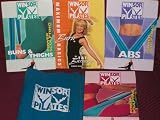 WINSOR PILATES 4 DVD SET (Includes 5 workouts!) + Resistance BAND: Bun & Thighs Power Sculpting DVD, Maximum Burn Basics & Fat Burning DVD, ABS Power Sculpting DVD, Power Sculpting with Resistance DVD.