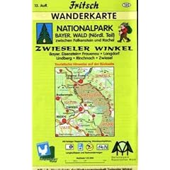 Nationalpark Bayer. Wald (N�rdl. Teil) / Zwieseler Winkel 1 : 35 000. Fritsch Wanderkarte: Zwischen Falkenstein und Rachel. Bayerisch Eisenstein, ... Wanderparkpl�tze und Langlaufloipen