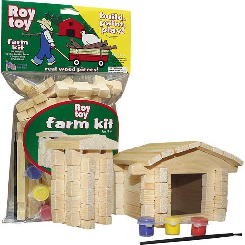 Cheap Roy Toy Build & Paint Farm Kit