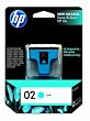 HP 02 Cyan Ink Cartridge in Retail Packaging