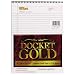 Tops(R) Docket(R) Gold Wirebound Writing Pad, 8 1/2in. x 11in., White