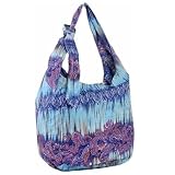 Boho Hobo Cross-body Handbag (Blue)