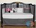 Boutique Beautiful Black White Flower & Dot 13PCS CRIB BEDDING SET Boutique Beautiful Black White Flower & Dot 13PCS CRIB BEDDING SET